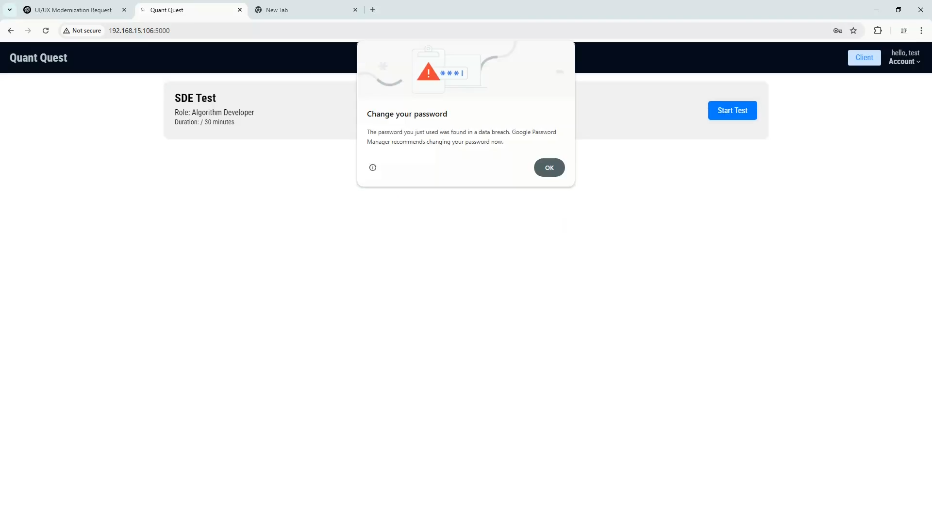 Utility frame or supporting interface element.